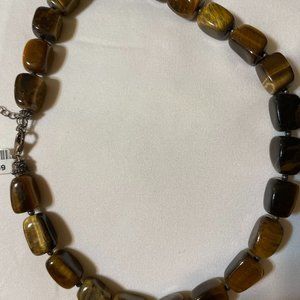 Beaded necklace 17 inches long